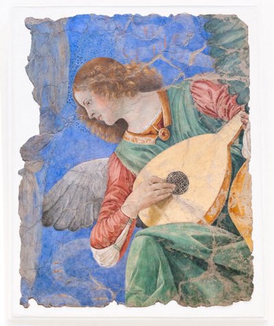 Hudební andělé, kolem roku 1480 (freska) od Melozzo da Forli
