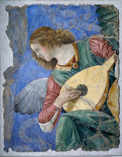 Hudební anděl (Anděl hrající na loutnu) od Melozzo da Forli