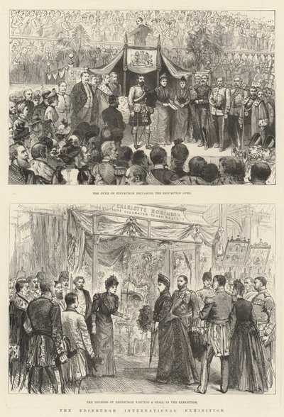 Mezinárodní výstava v Edinburghu od Melton Prior