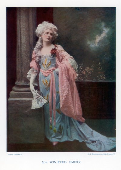 Winifred Emery , anglická herečka, 1901. od Mendelssohn