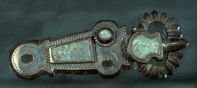 Merovejské umění: přezka na opasek. Paříž, Musee Carnavalet od Merovingian