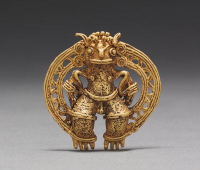 Figurový přívěsek, c. 1000-1550 (lité zlato) od Mesoamerican Mesoamerican