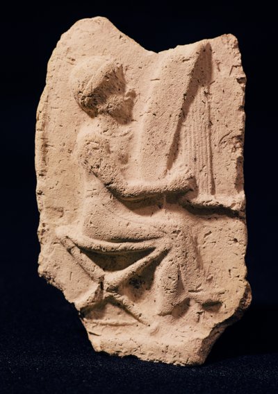 Hráč na harfu, 1830-1600 př. Kr od Mesopotamian