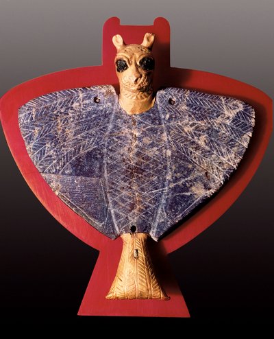 Mezopotámie:“ Orel se lví hlavou „Soška od Tresora dynastie Ur (socha) od Mesopotamian Mesopotamian