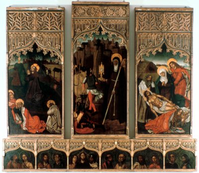 Triptych Santa Clara, 1486 od Mestre Hilarius