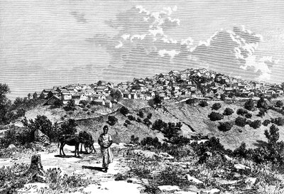 Vesnice Kabyle, severní Afrika, 1895. od Meunier