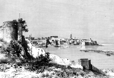 Rabat a ústí řeky Bou-Regreg, Maroko, 1895. od Meunier