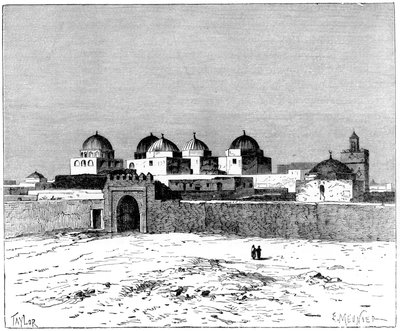 Mešita mečů, Kairwan, c1890 od Meunier