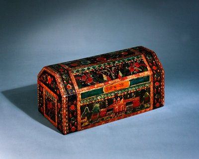 Truhla, konec 19. století (lakované a malované dřevo) od Mexican School