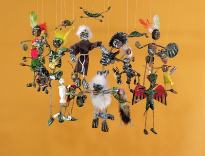 Figurky Day of the Dead z Oaxaca (papier mache) od Mexican School