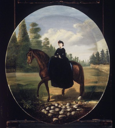 Dona Maria Josefa Romero de Terreros de Parada (olej na plátně nalepené na papíře) od Mexican School