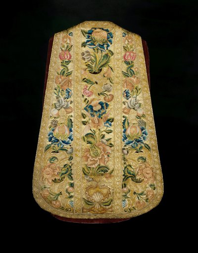 Kněžský ornát cca 1730 (textil) od Mexican School