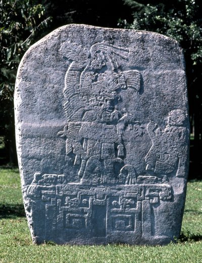 Stela, z El Meson, pozdní předklasické období od Mexican School