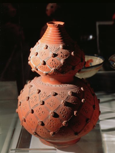 Váza ve tvaru tykve (keramika) od Mexican School