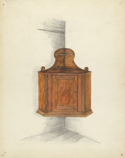 Rohová skříň, c. 1953. od Meyer Goldbaum