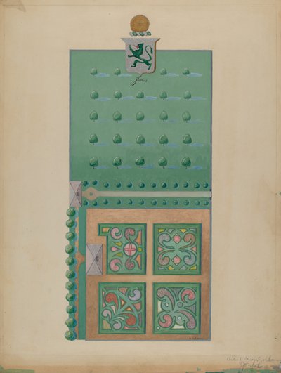 Thomas Jones Estate, c. 1936. od Meyer Goldbaum