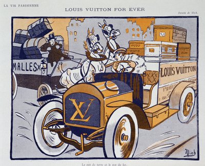 Reklama na Louis Vuitton od Mich (Michel Liebeaux od Mich