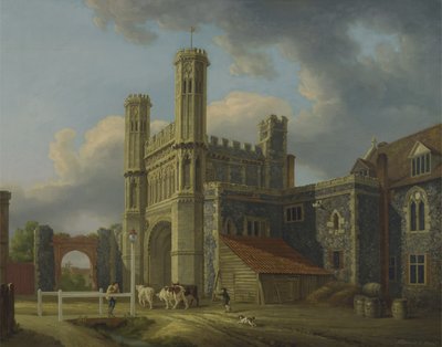 Brána svatého Augustina, kolem roku 1778 (olej na plátně) od Michael Rooker