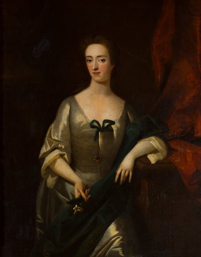 Portrét Charlotte Lady Myddelton (1679-1731), kolem 1699-1731 (olej na plátně) od Michael (circle of) Dahl