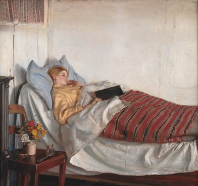 Nemocná dívka od Michael Ancher