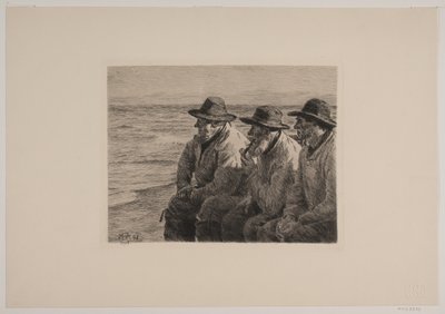 Tři rybáři od Michael Ancher