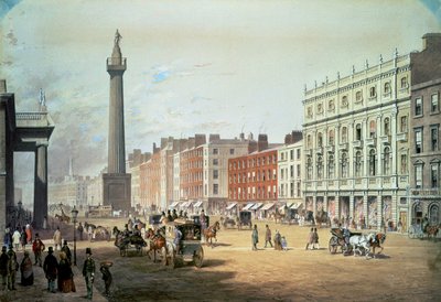 Sackville Street, Dublin od Michael Angelo Hayes