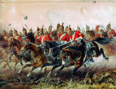Charge of the Light Brigade během bitvy u Balaclavy, 1854 od Michael Angelo Hayes