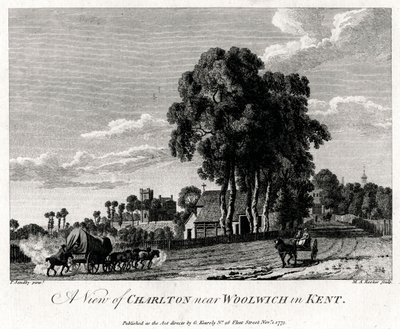 Pohled na Charlton poblíž Woolwich v Kentu, 1775. od Michael Angelo Rooker