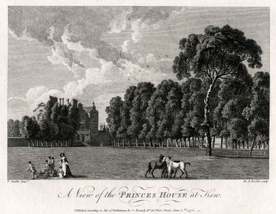 Pohled na Princes House v Kew, 1776 od Michael Angelo Rooker
