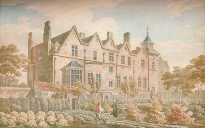 Marylebone Old Manor House: Garden Front, 1791, 1923 od Michael Angelo Rooker