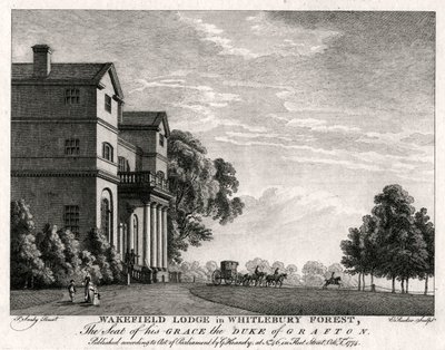 Wakefield Lodge v Whitlebury Forest, Northamptonshire, 1774 od Michael Angelo Rooker