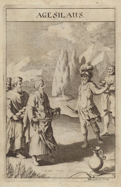 Agesilaus II., spartský král a generál od Michael Burghers