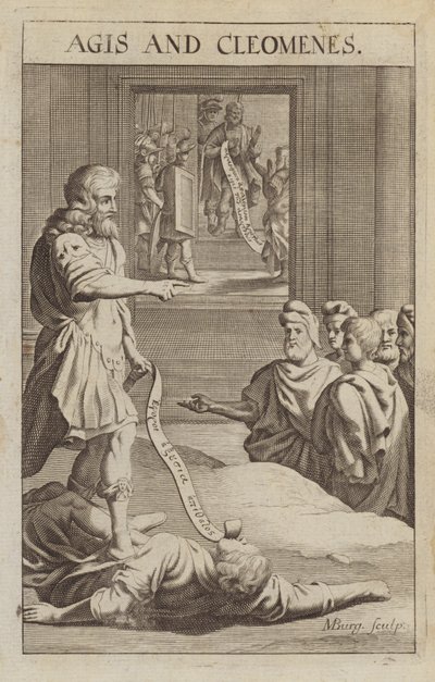 Agis IV a Cleomenes III, spartští králové od Michael Burghers