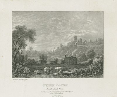 Dudley Castle: mědirytina, nd [1653-1686] (tisk) od Michael Burghers