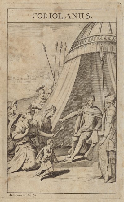 Gaius Marcius Coriolanus, římský generál od Michael Burghers