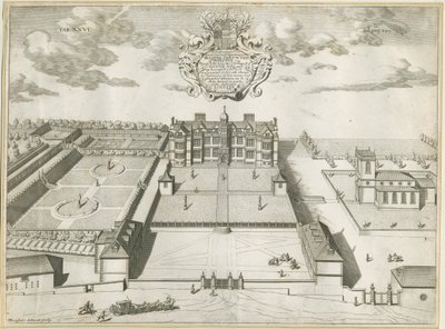 Ingestre Hall: mědirytina, nd [1653-1686] od Michael Burghers