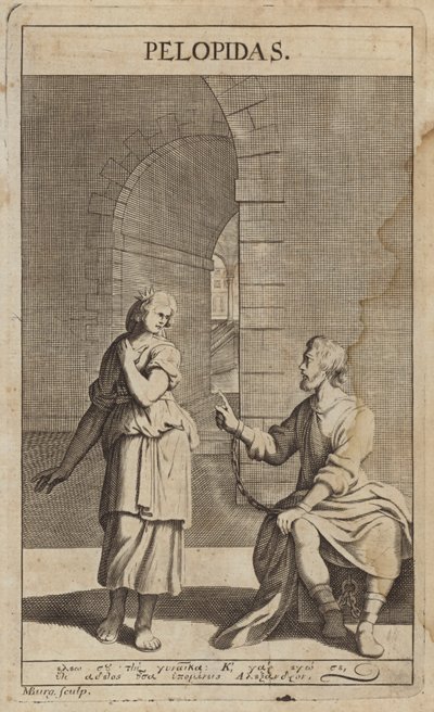 Pelopidas, thébský státník a generál od Michael Burghers
