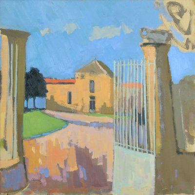 Bages, Francie, 2017 (olej na plátně) od Michael G. Clark