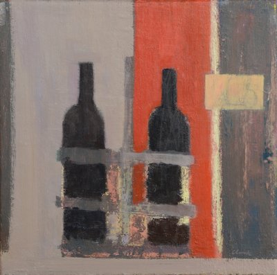 Claret a Bordeaux, 2017 (olej na plátně) od Michael G. Clark