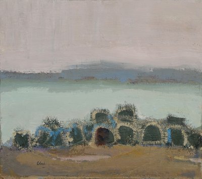 Creels, Mull, 2017 (olej na plátně) od Michael G. Clark