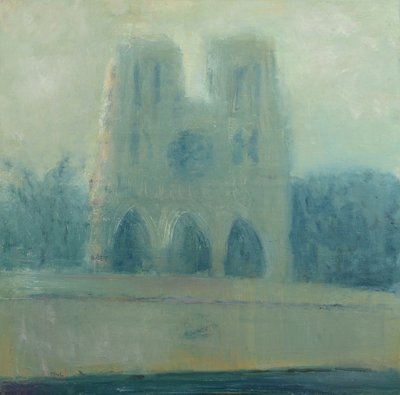 Notre Dame, Paříž, 2016 (olej na plátně) od Michael G. Clark