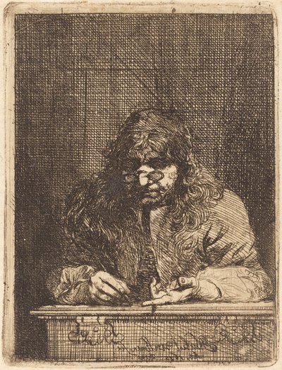 Kresba autoportrétu od Michael Lukas Leopold Willmann
