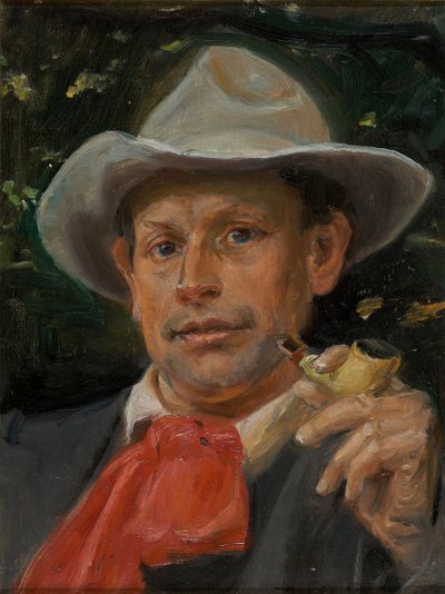 Portrét Martina Andersena Nexø od Michael Peter Ancher