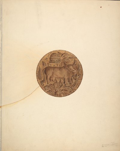 Forma na máslo, 1940. od Michael Riccitelli