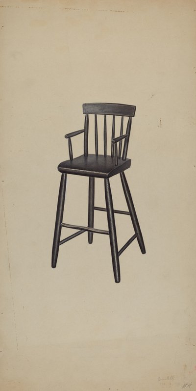 Vysoká židle, 1938. od Michael Riccitelli