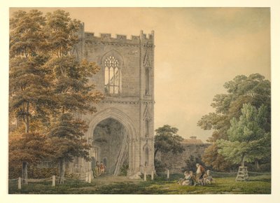 Ruined Gateway at the Abbey, Bury St Edmunds, 1788-1801 od Michael Rooker