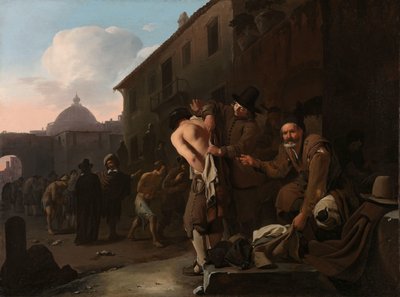 Oblečení nahého Oblékání aktů od Michael Sweerts