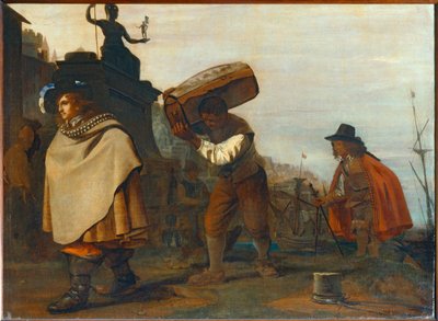 Pán přijíždí do jižního přístavu... od Michael Sweerts