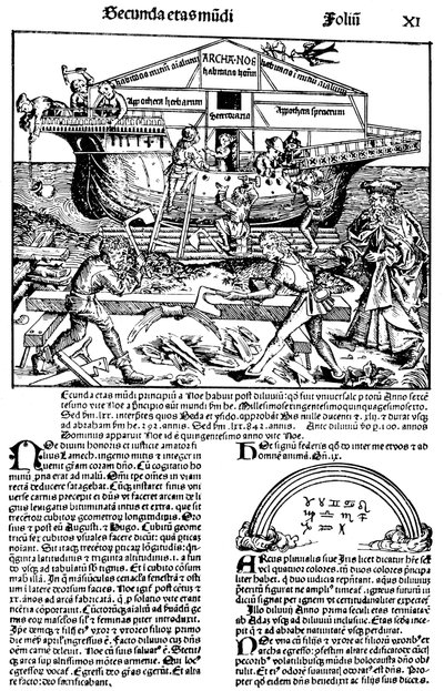 Stránka z knihy Norimberská kronika, Hartmann Schedel, 1493. od Michael Wolgemut