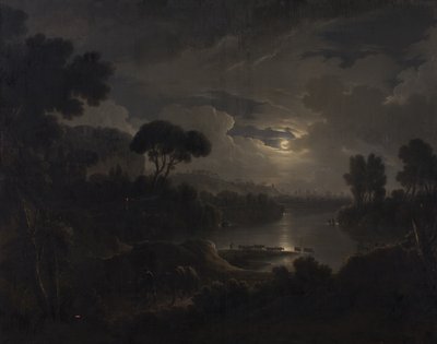 Italská ideální krajina ve večerních hodinách od Michael Wutky
